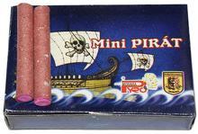 Balení 20 kusů Petard Mini pirát