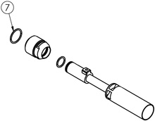 SW-1 Part #07 Barrel Thread Adapter O-Ring