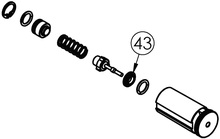 SW-1 Part #43 Cup Seal Seat